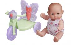 JC Toys/Berenguer - My Sweet Love - Tricycle Playset - Doll